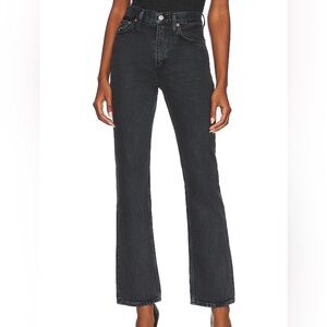 Agolde Women’s Black Wash Boot Cut Jeans, Size 25